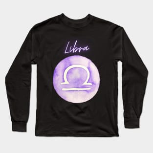 Libra zodiac sign Long Sleeve T-Shirt